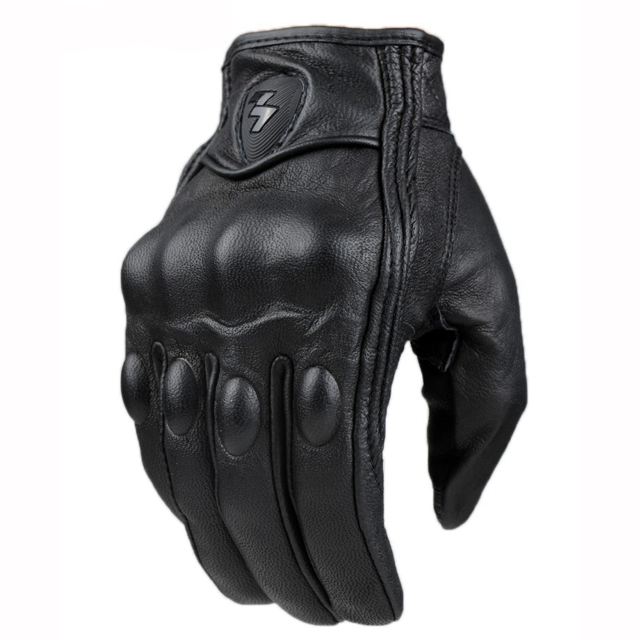 Motorcycle Gear Gloves - 2025 Motorcycle Gloves Goatskin Leather Touch