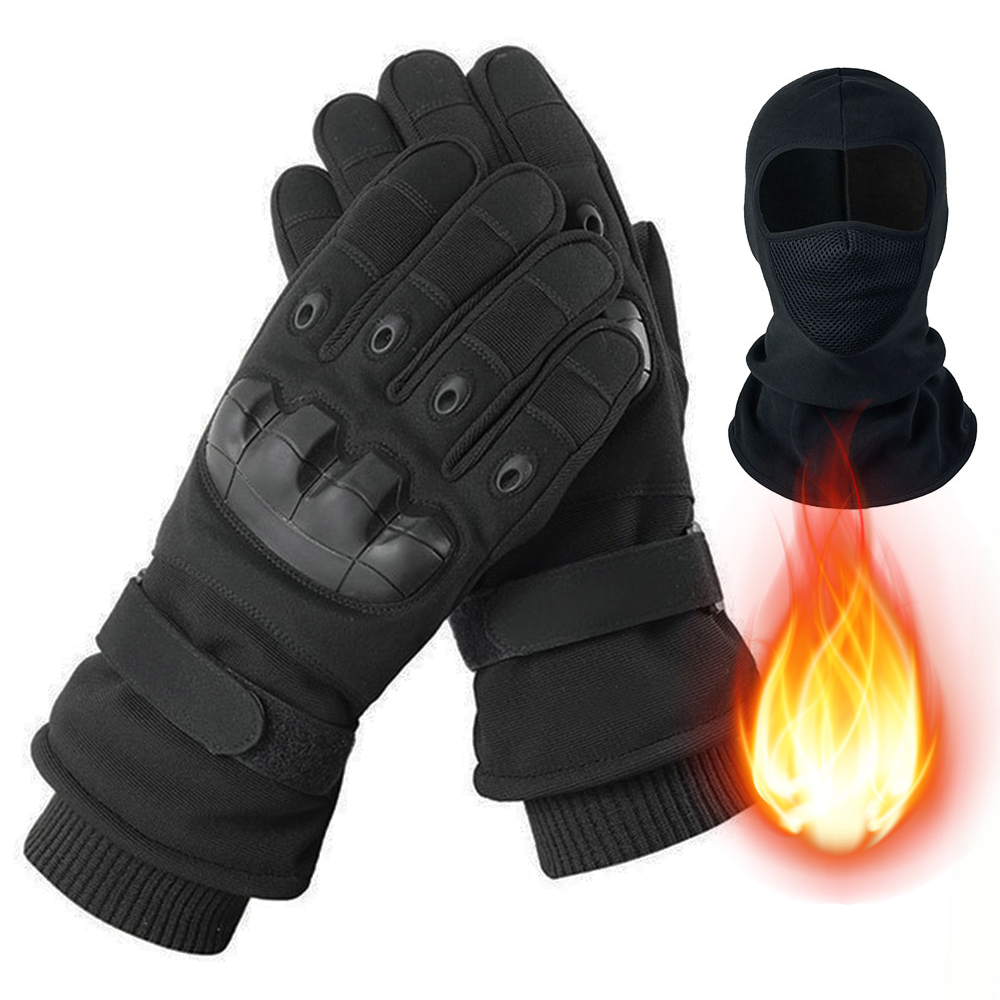 Motorcycle Gear Gloves - Winter Warm Motorcycle Gloves Full Finger